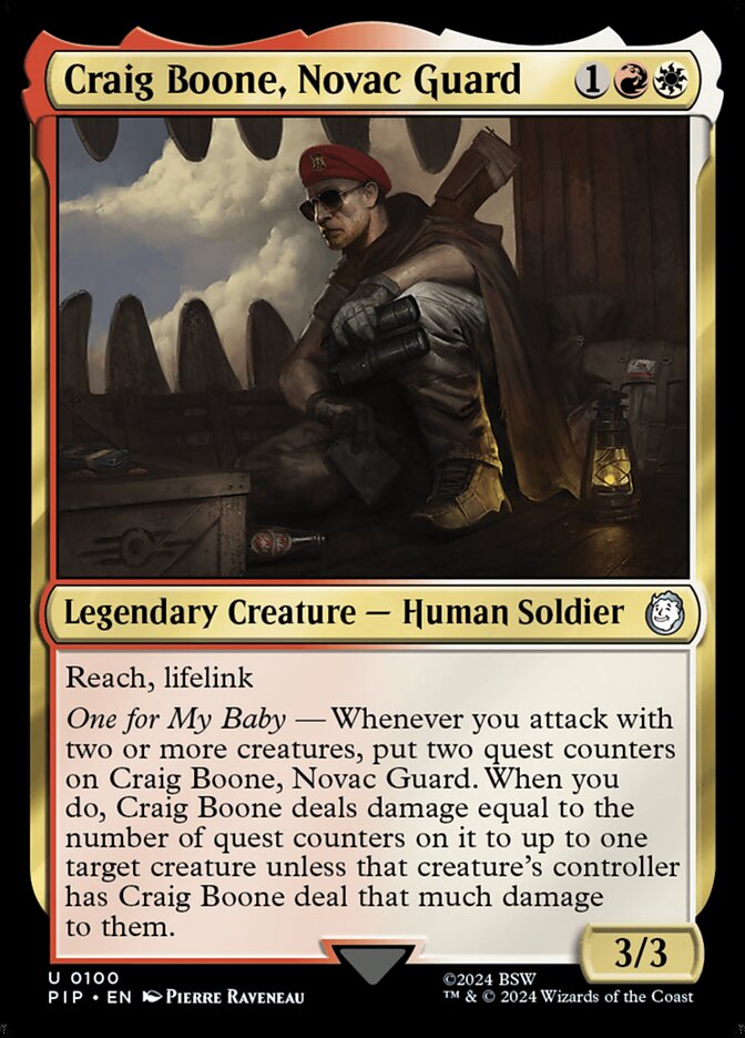 image Craig Boone, Novac Guard