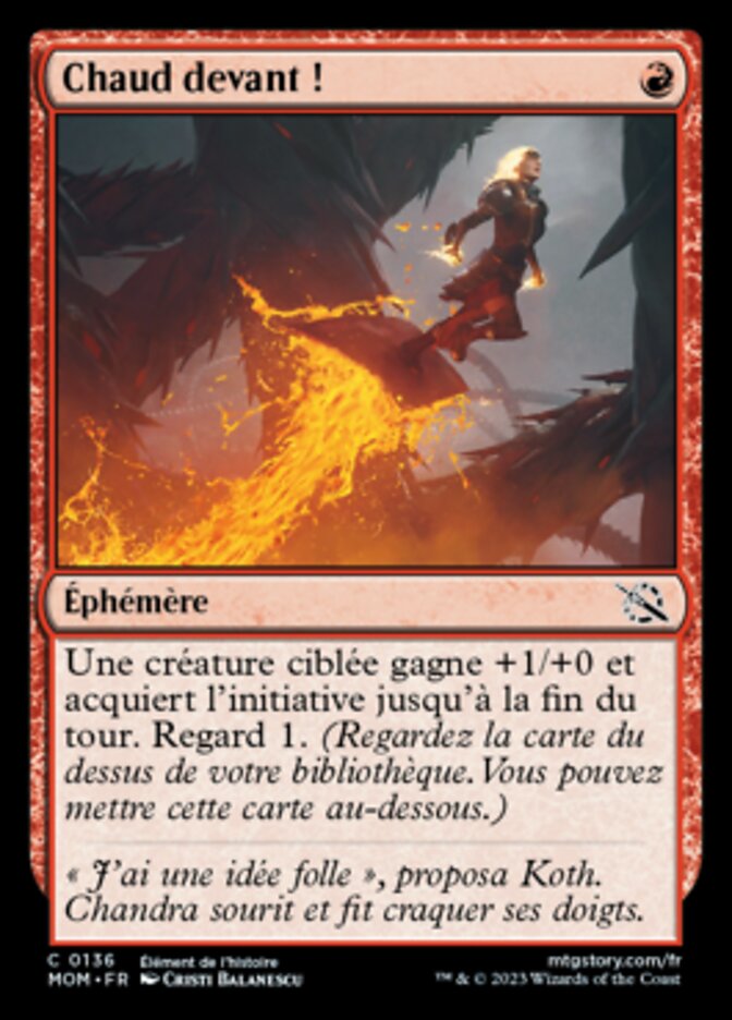image Chaud devant !