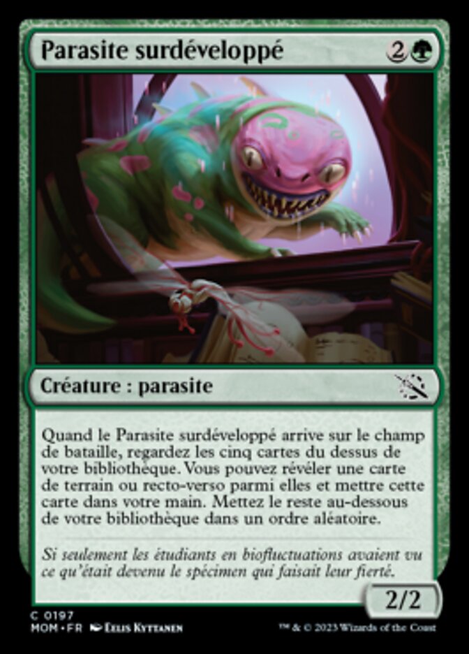 image Parasite surdéveloppé