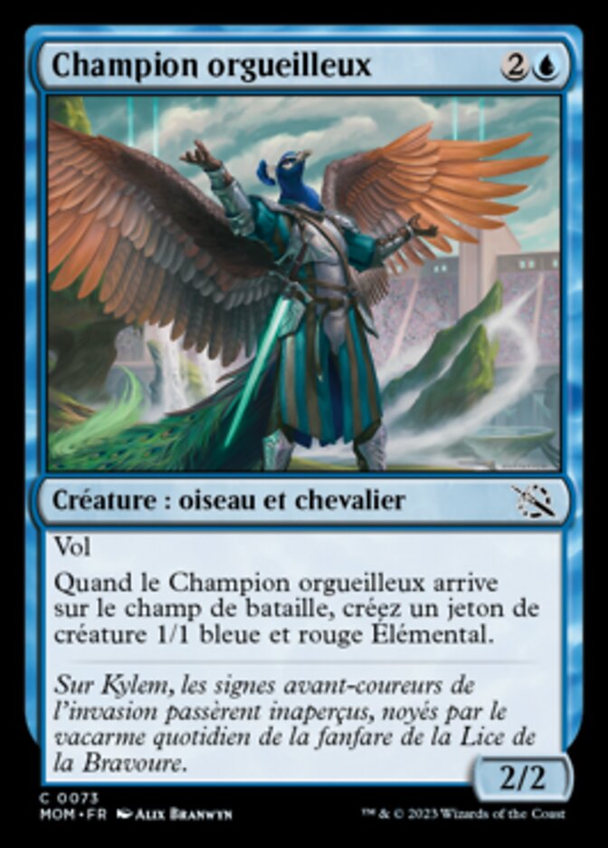 image Champion orgueilleux