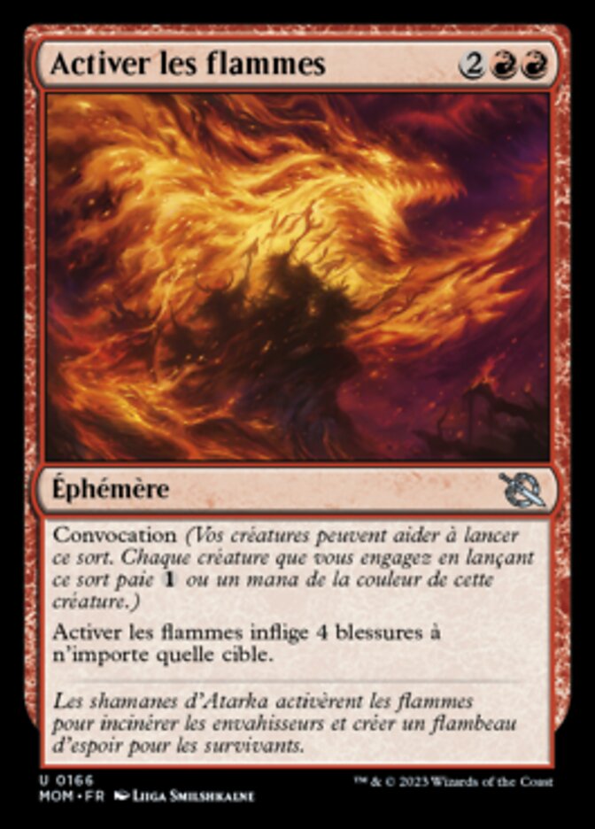 image Activer les flammes