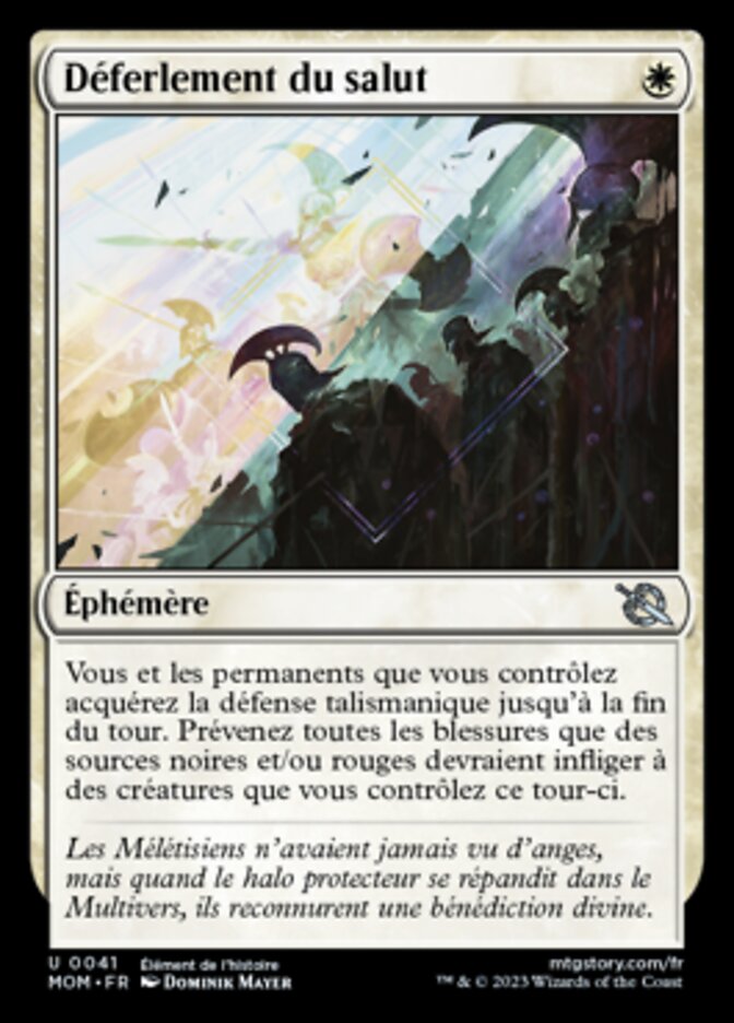 image Déferlement du salut