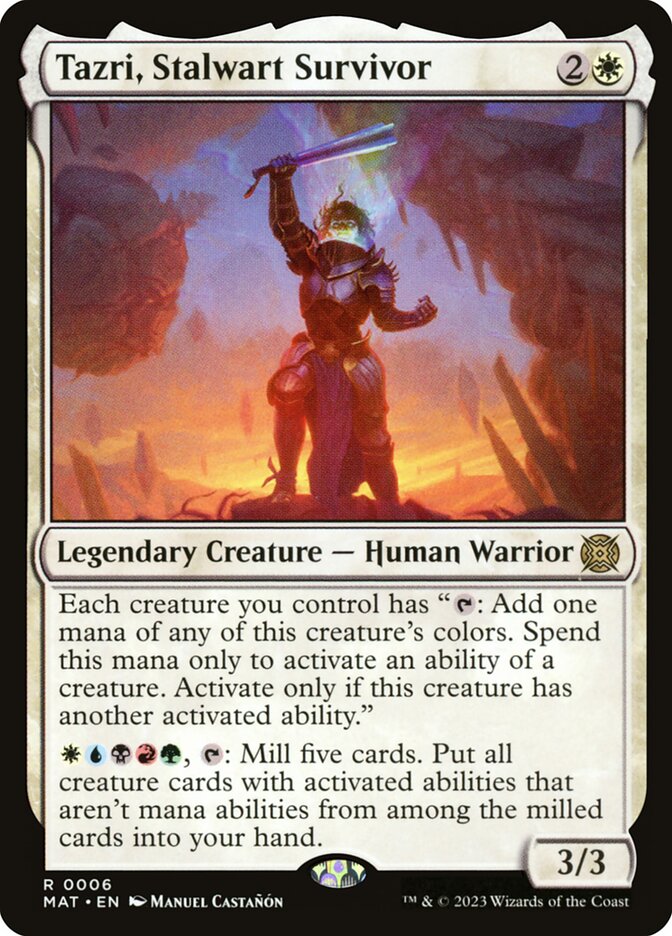 image Tazri, Stalwart Survivor