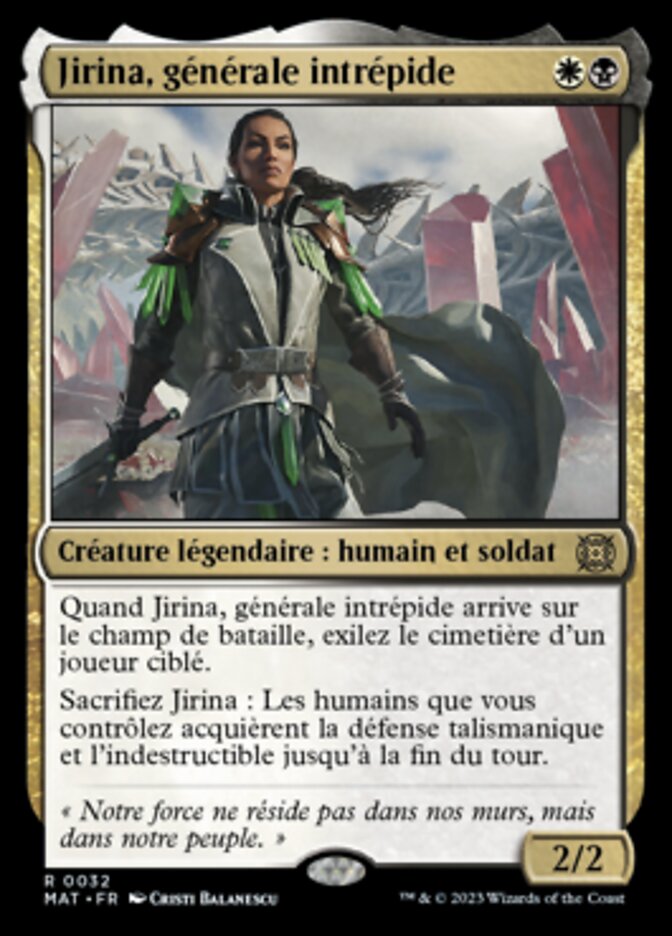 image Jirina, générale intrépide