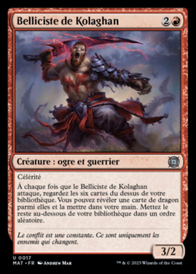image Belliciste de Kolaghan