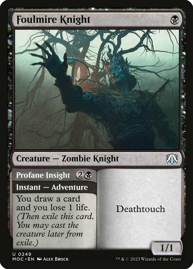 image Foulmire Knight // Profane Insight