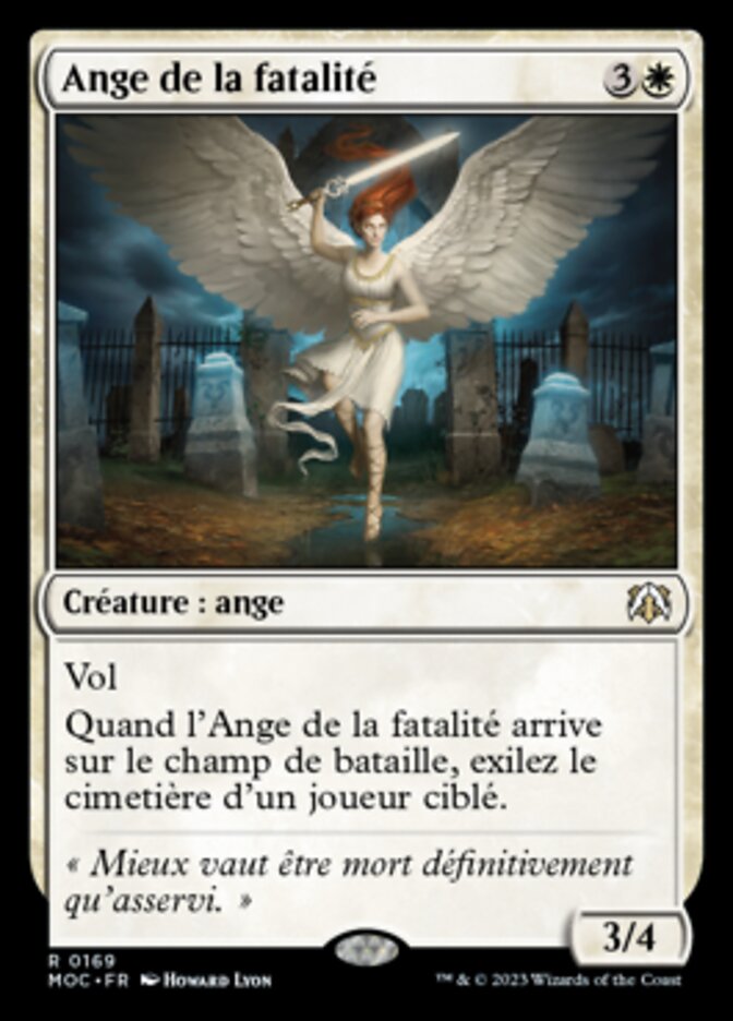 image Ange de la fatalité