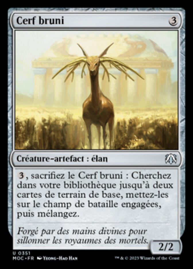 image Cerf bruni
