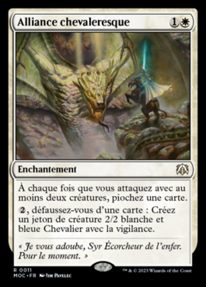 image Alliance chevaleresque