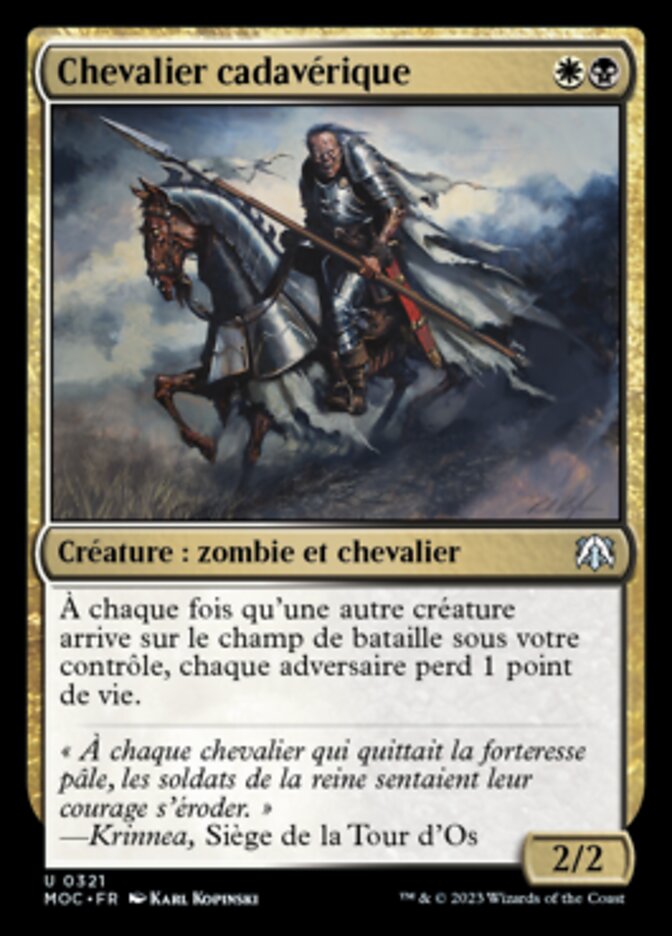 image Chevalier cadavérique