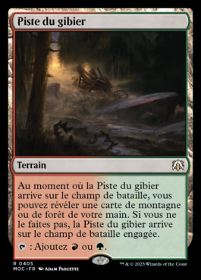 image Piste du gibier