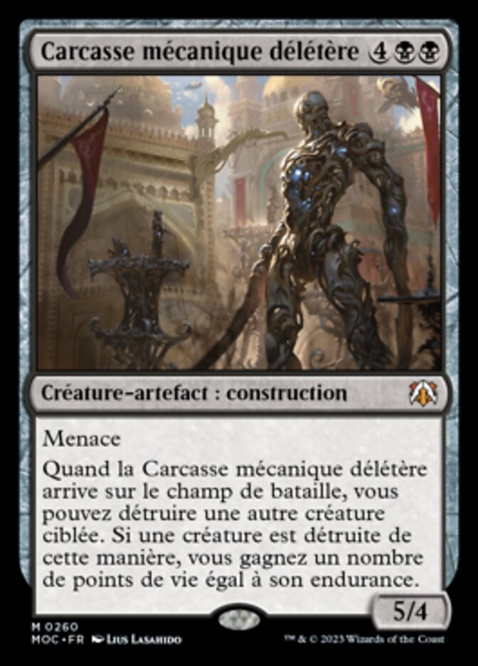 image Carcasse mécanique délétère
