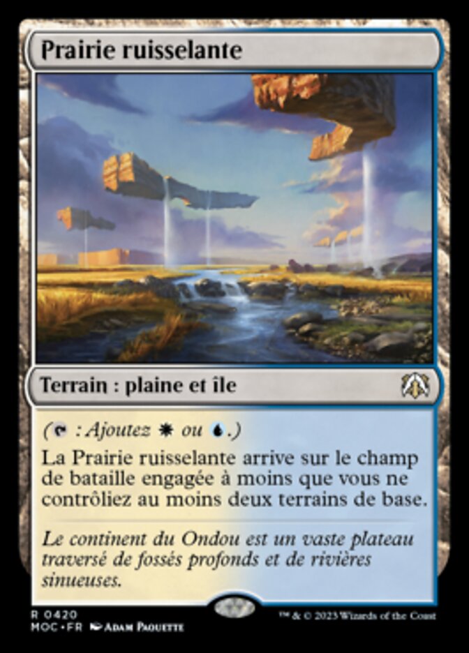 image Prairie ruisselante