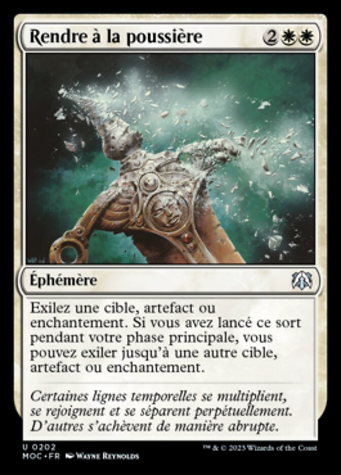 image Rendre à la poussière