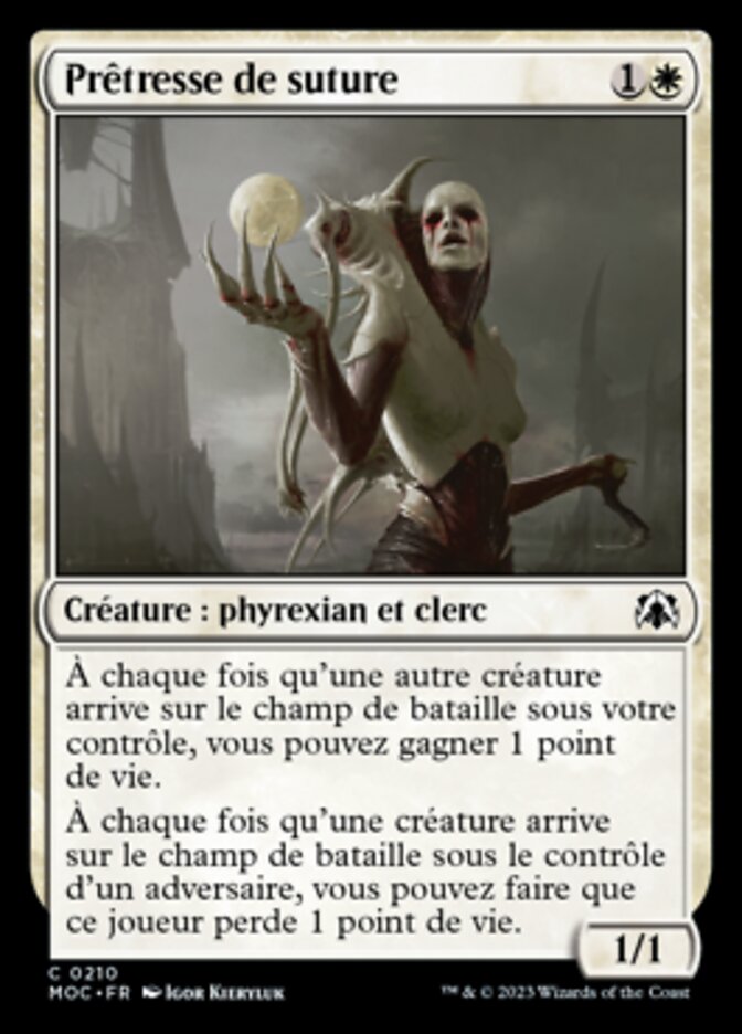 image Prêtresse de suture