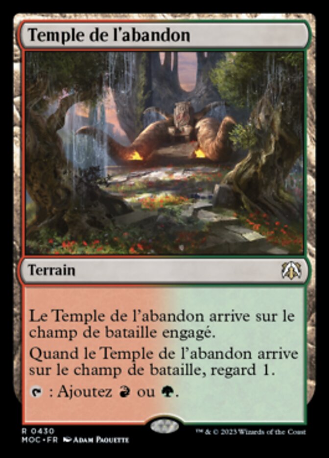 image Temple de l'abandon