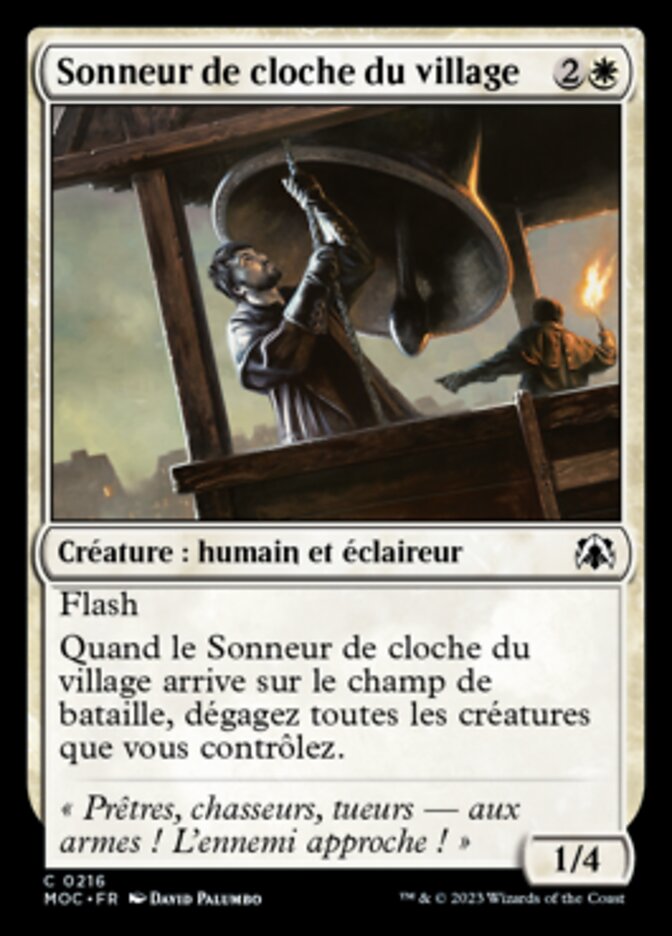 image Sonneur de cloche du village