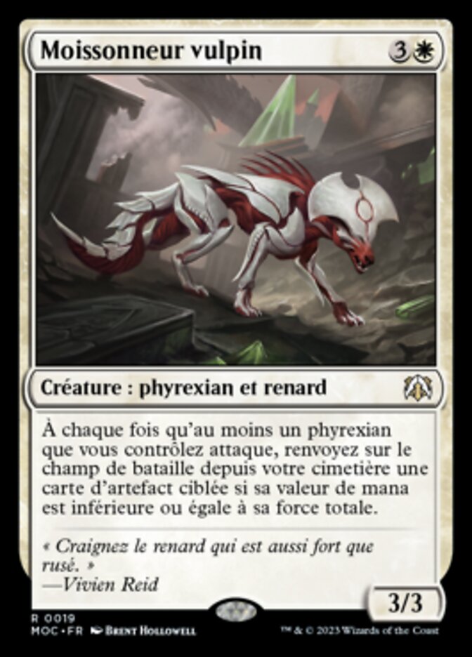image Moissonneur vulpin