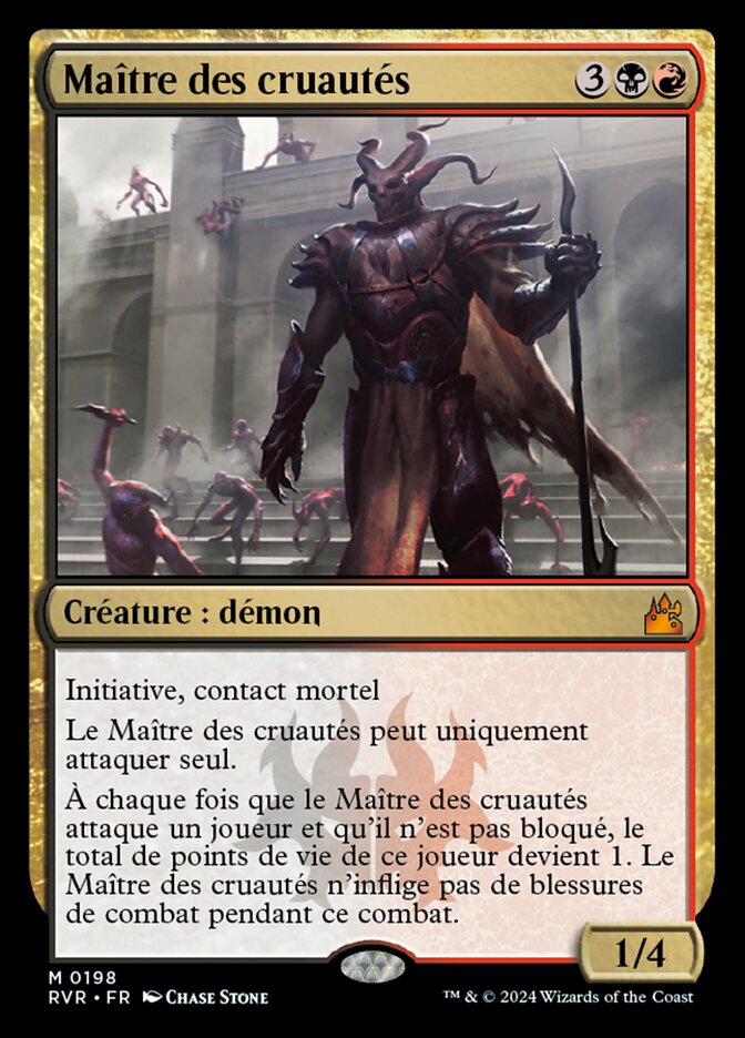 image Maître des cruautés