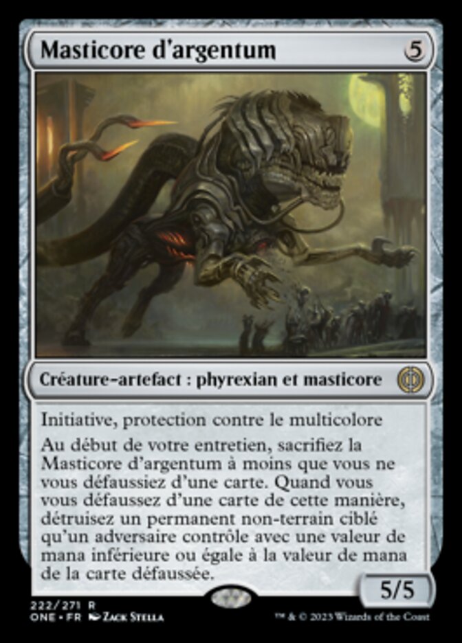 image Masticore d'argentum