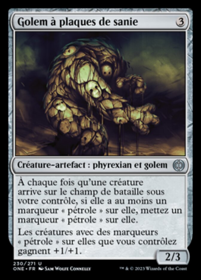 image Golem à plaques de sanie