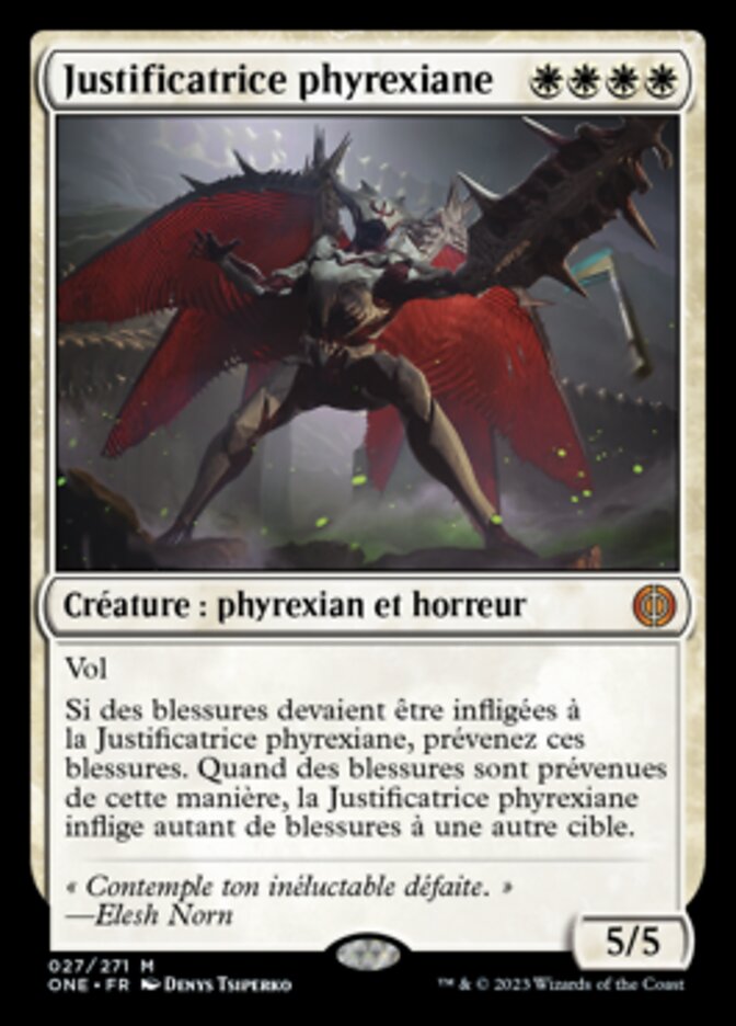 image Justificatrice phyrexiane