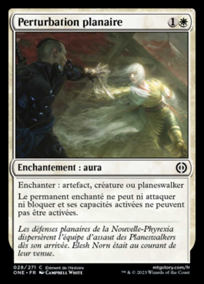 image Perturbation planaire