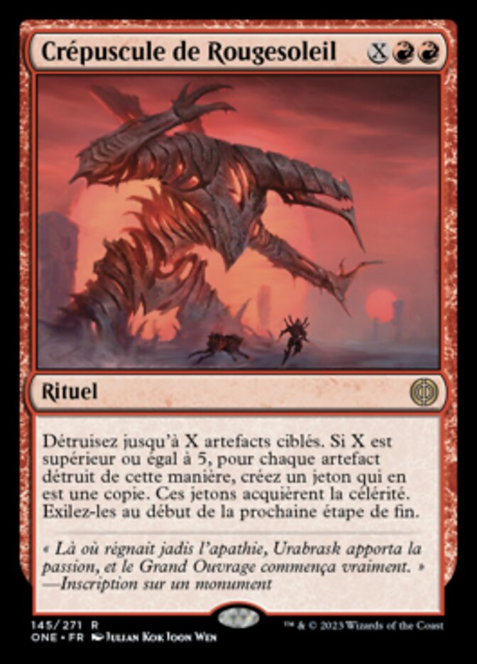 image Crépuscule de Rougesoleil