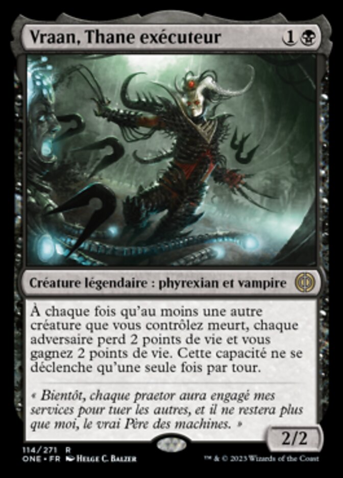 image Vraan, Thane exécuteur