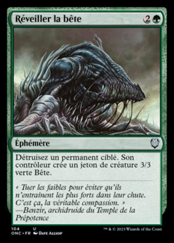 image Réveiller la bête