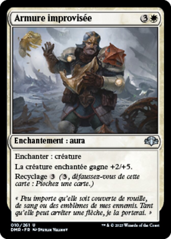 image Armure improvisée