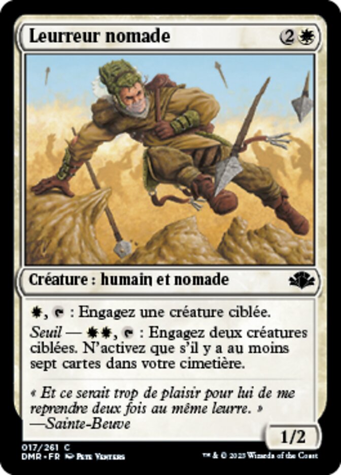 image Leurreur nomade