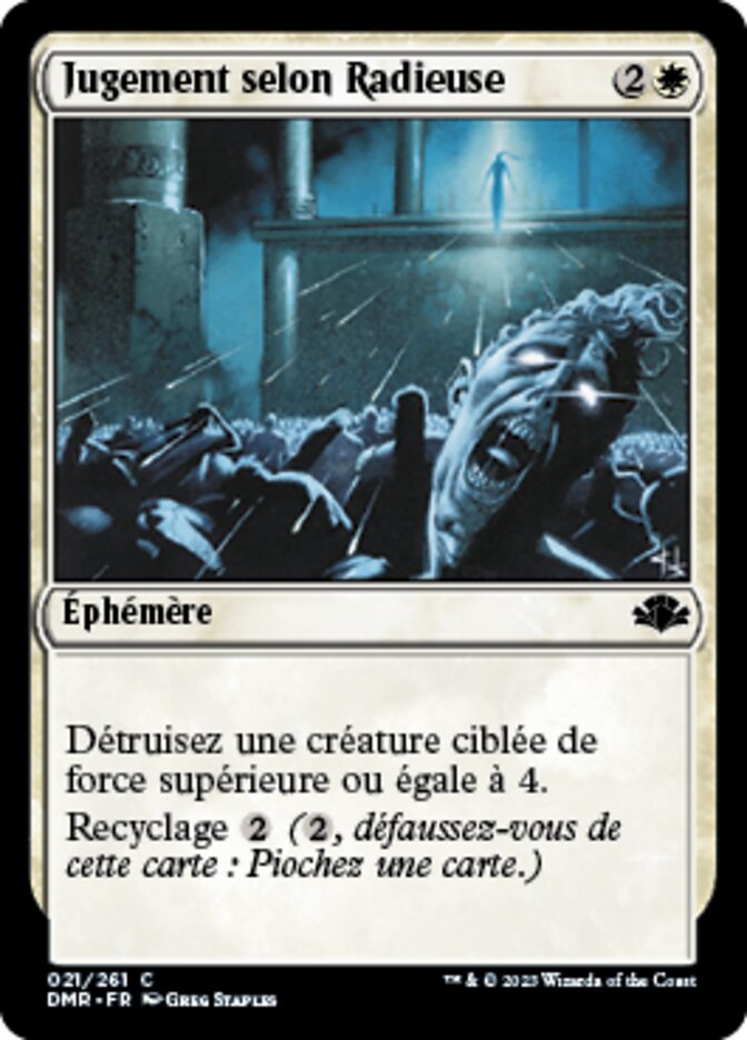 image Jugement selon Radieuse