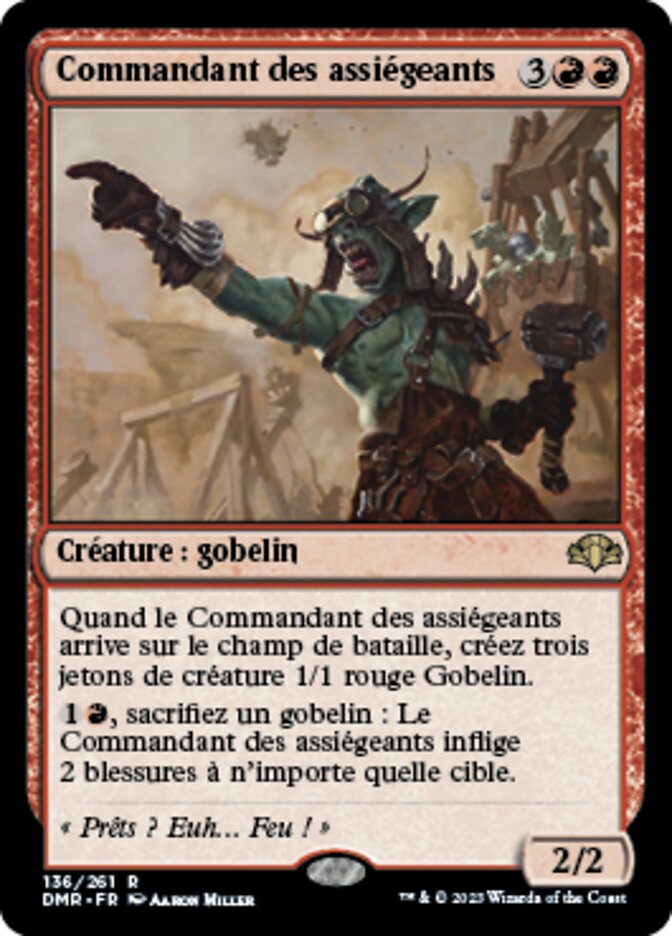 image Commandant des assiégeants