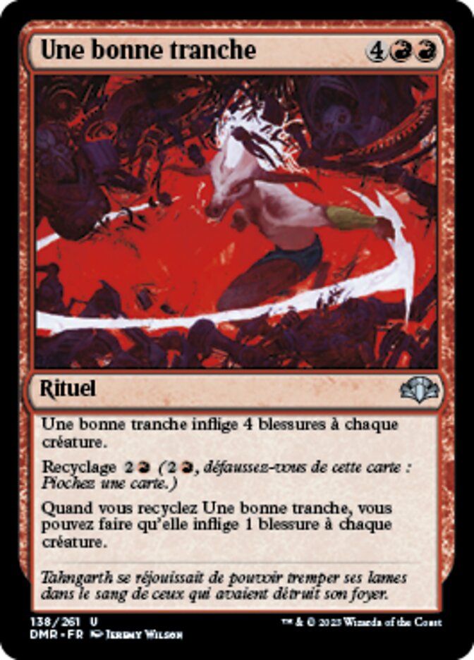 image Une bonne tranche