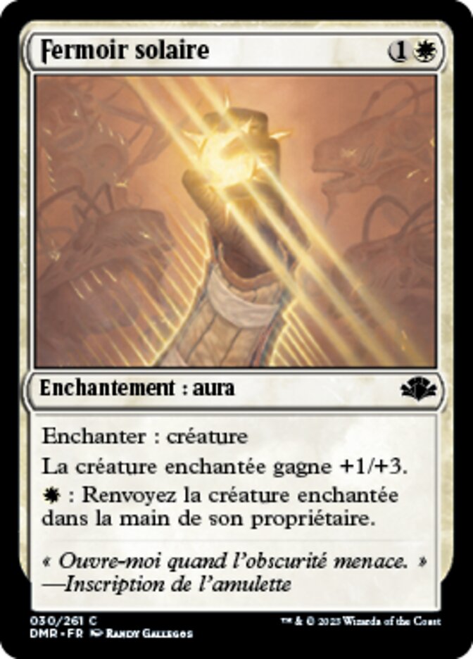 image Fermoir solaire