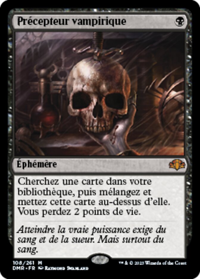 image Précepteur vampirique