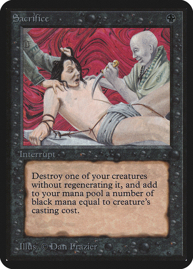 image Sacrifice