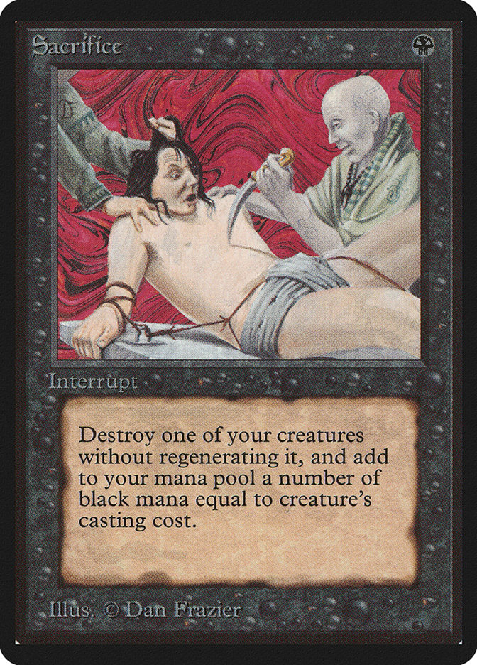 image Sacrifice