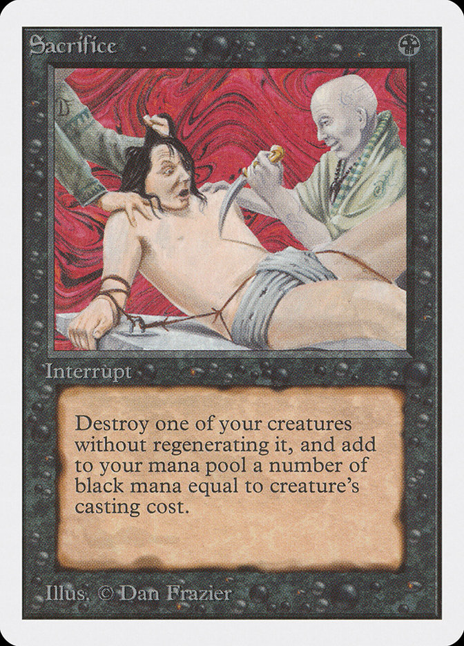 image Sacrifice