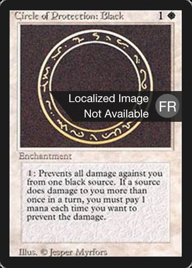 image Cercle de protection : noir