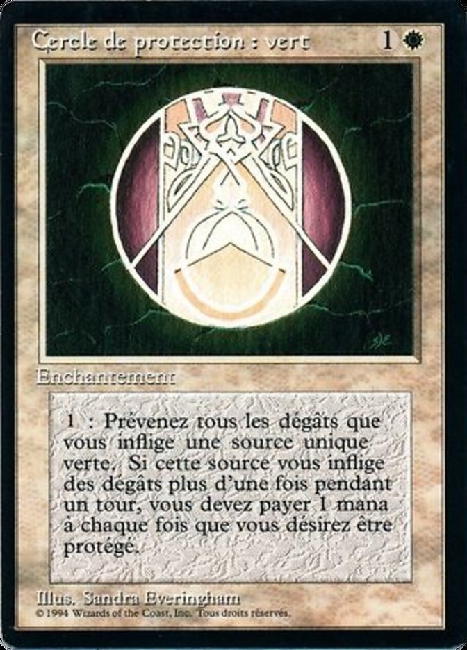image Cercle de protection : vert