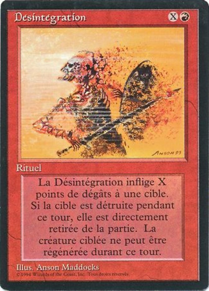 image Désintégration