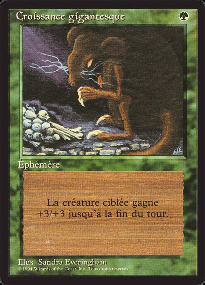 image Croissance gigantesque
