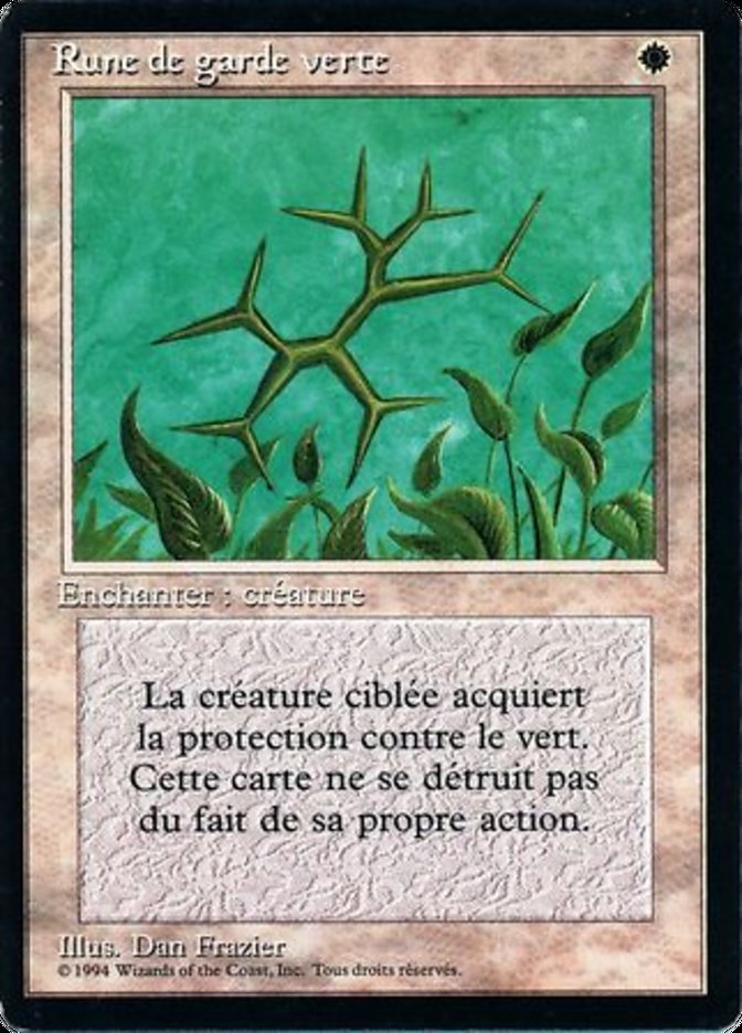 image Rune de garde verte