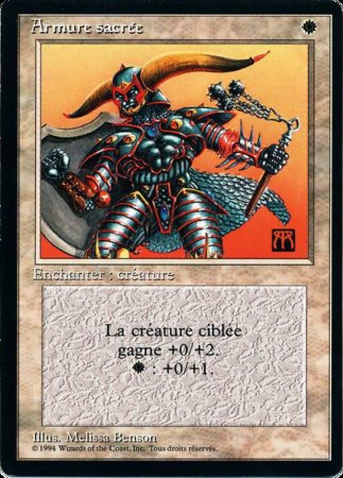 image Armure sacrée
