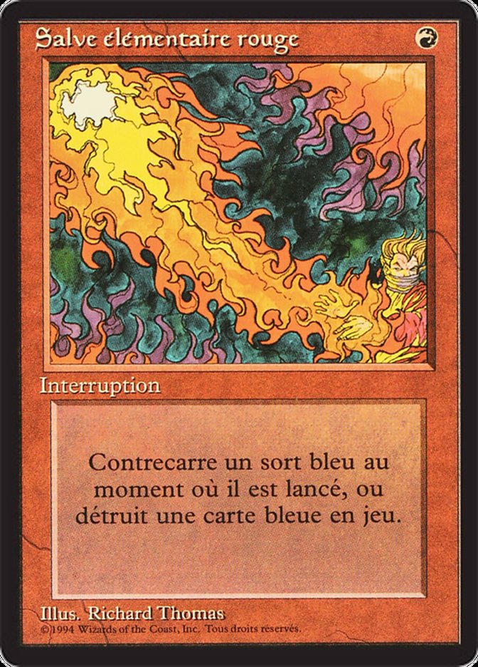 image Salve élémentaire rouge