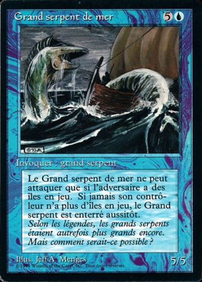 image Grand serpent de mer