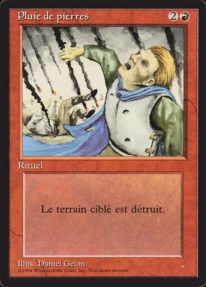 image Pluie de pierres