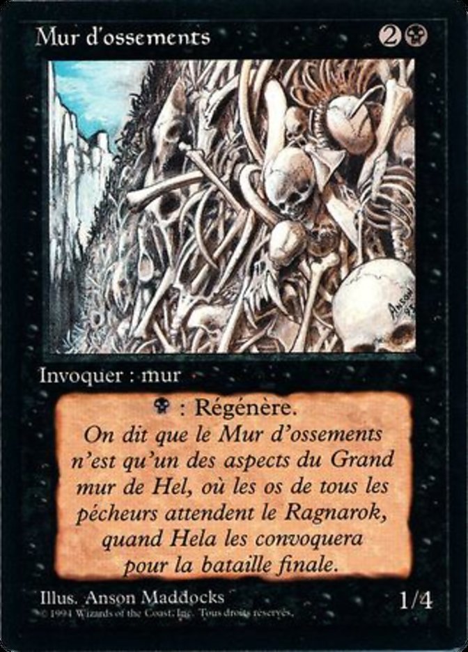 image Mur d'ossements